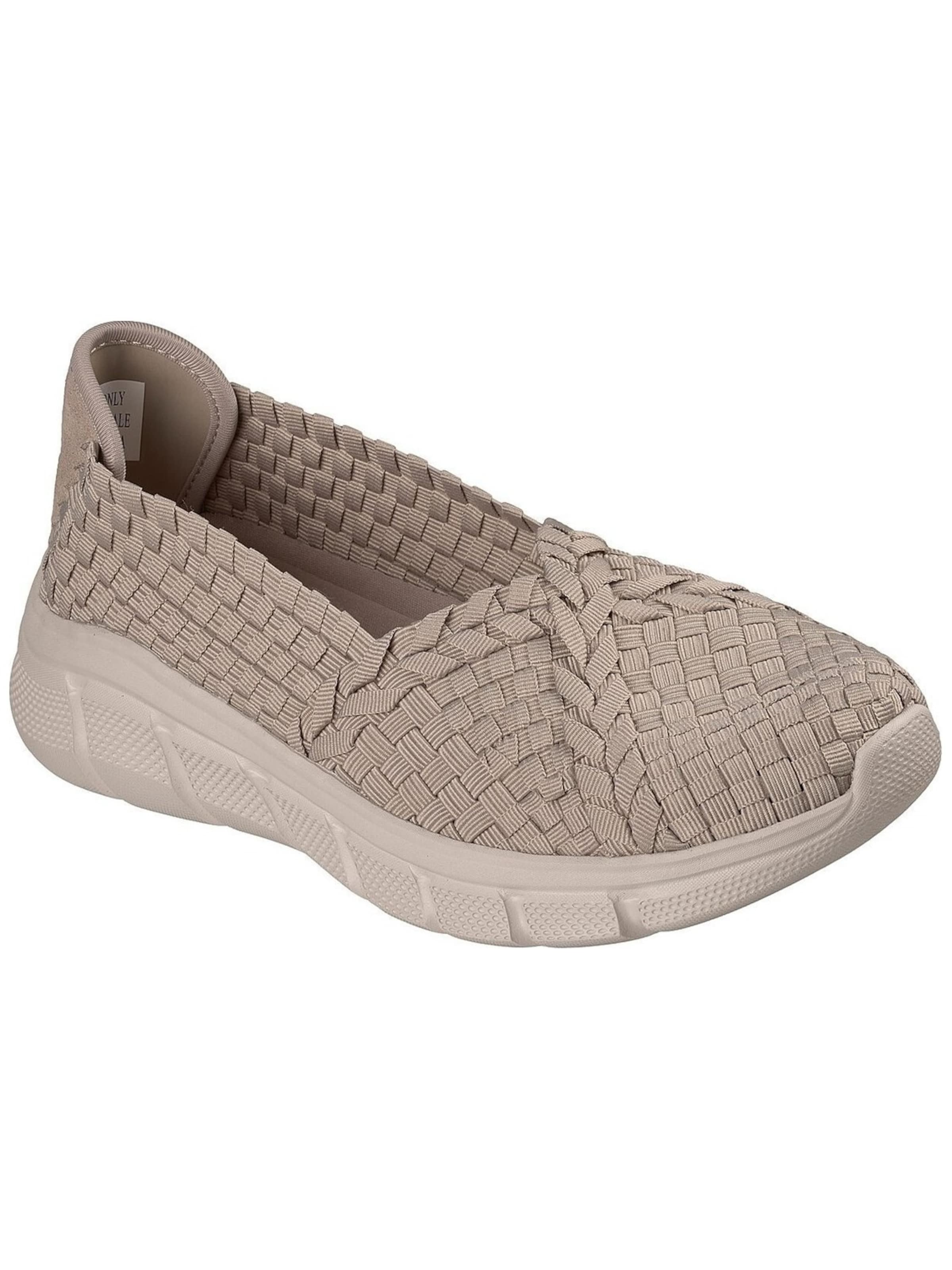 SKECHERS Ballerina 'Bobs B Flex - Flex Web'‌‌‌‌‌‌‌‌‌ in Beige: Vorderseite