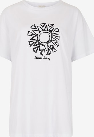 Apricot Always Sunny Gold Foil T-Shirt ' ' in Schwarz: Vorderseite