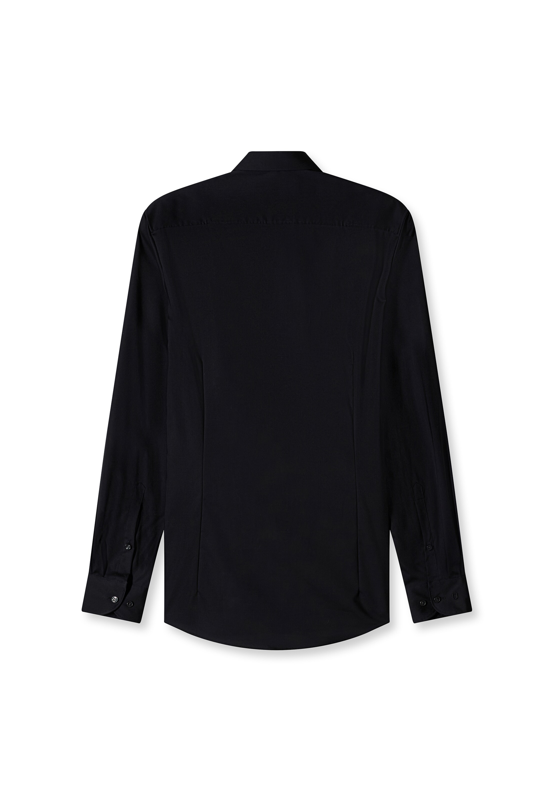 OLYMP Slim fit Button Up Shirt in Black: front