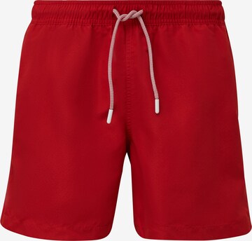 s.Oliver Board Shorts in Red: front