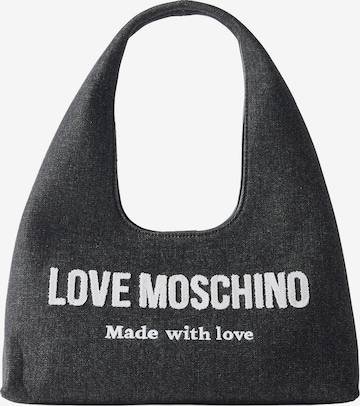 Geantă de umăr de la Love Moschino pe negru: față