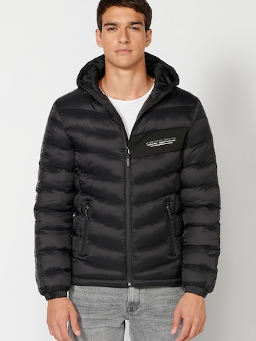 KOROSHI Winter jacket in Black: front