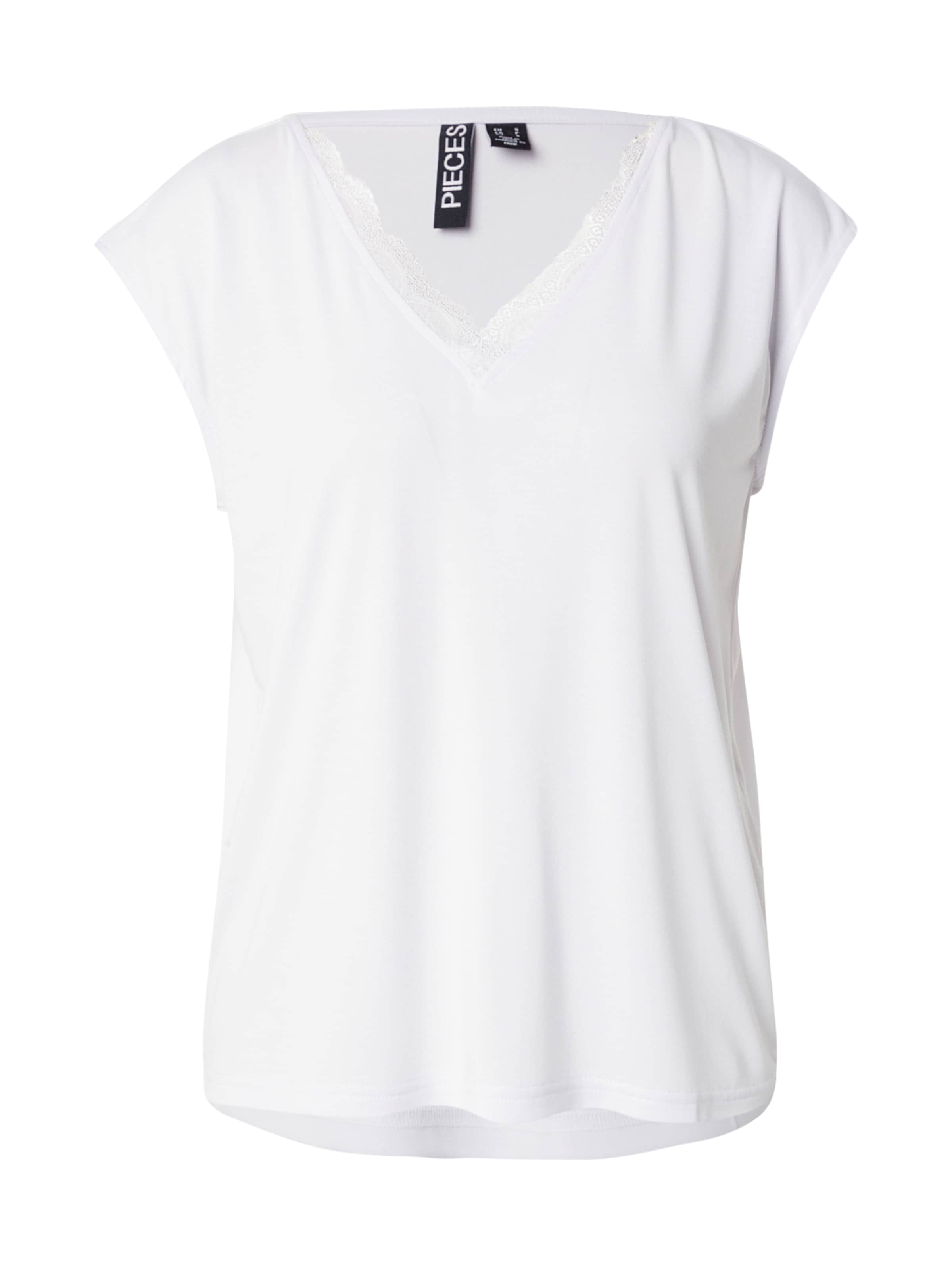 PIECES Shirt 'PCKAMALA' in White: front