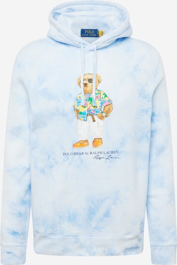Polo Ralph Lauren Sweat-shirt en bleu / bleu ciel / caramel / blanc, Vue avec produit