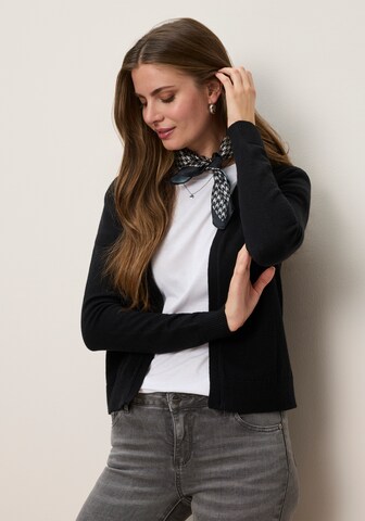 Tamaris Knit Cardigan in Black: front