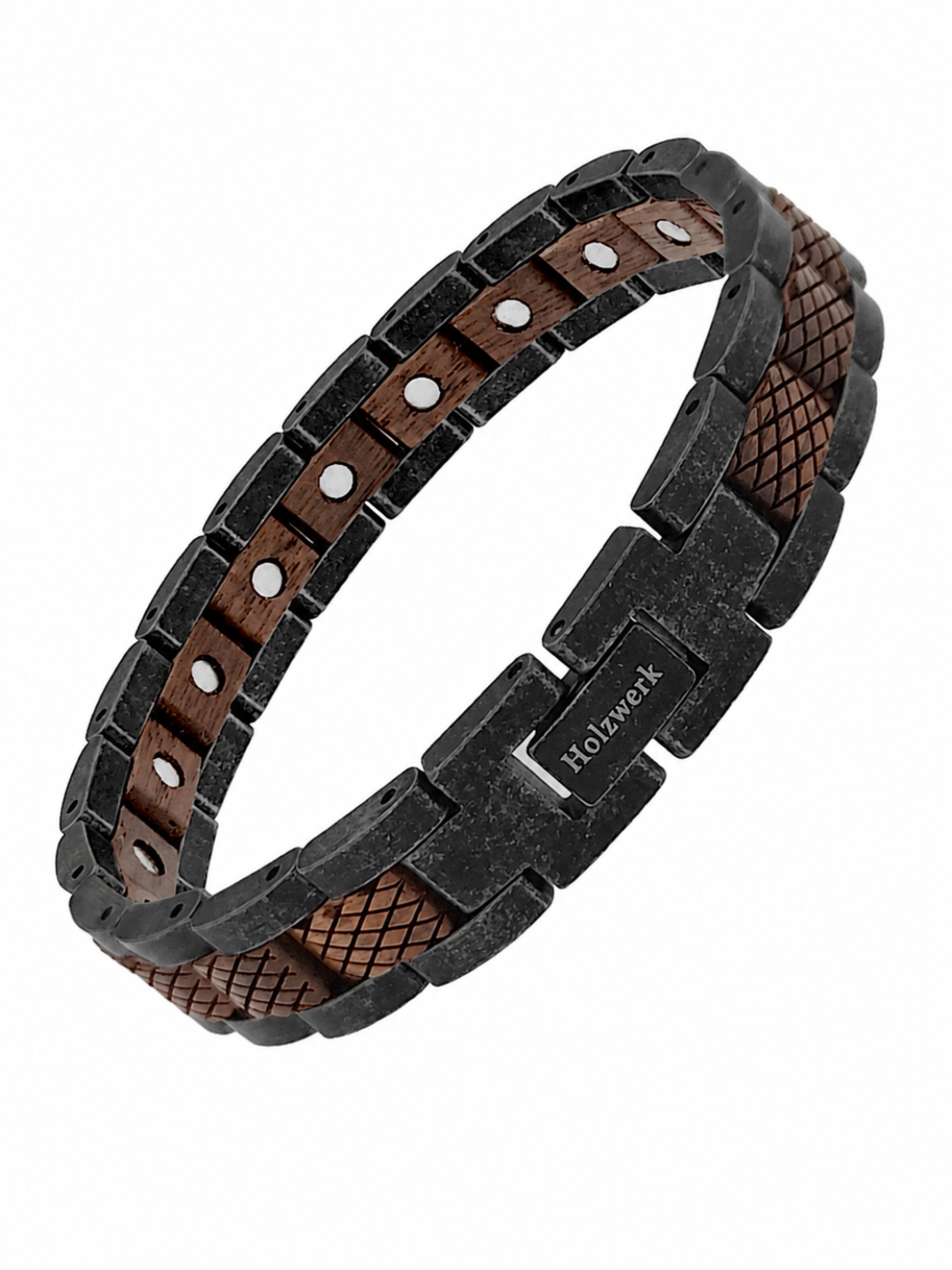 Holzwerk - Pulsera 'ARENDSEE' en gris: frente