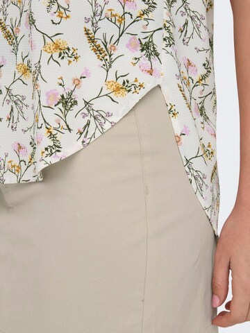 ONLY Bluse i hvid