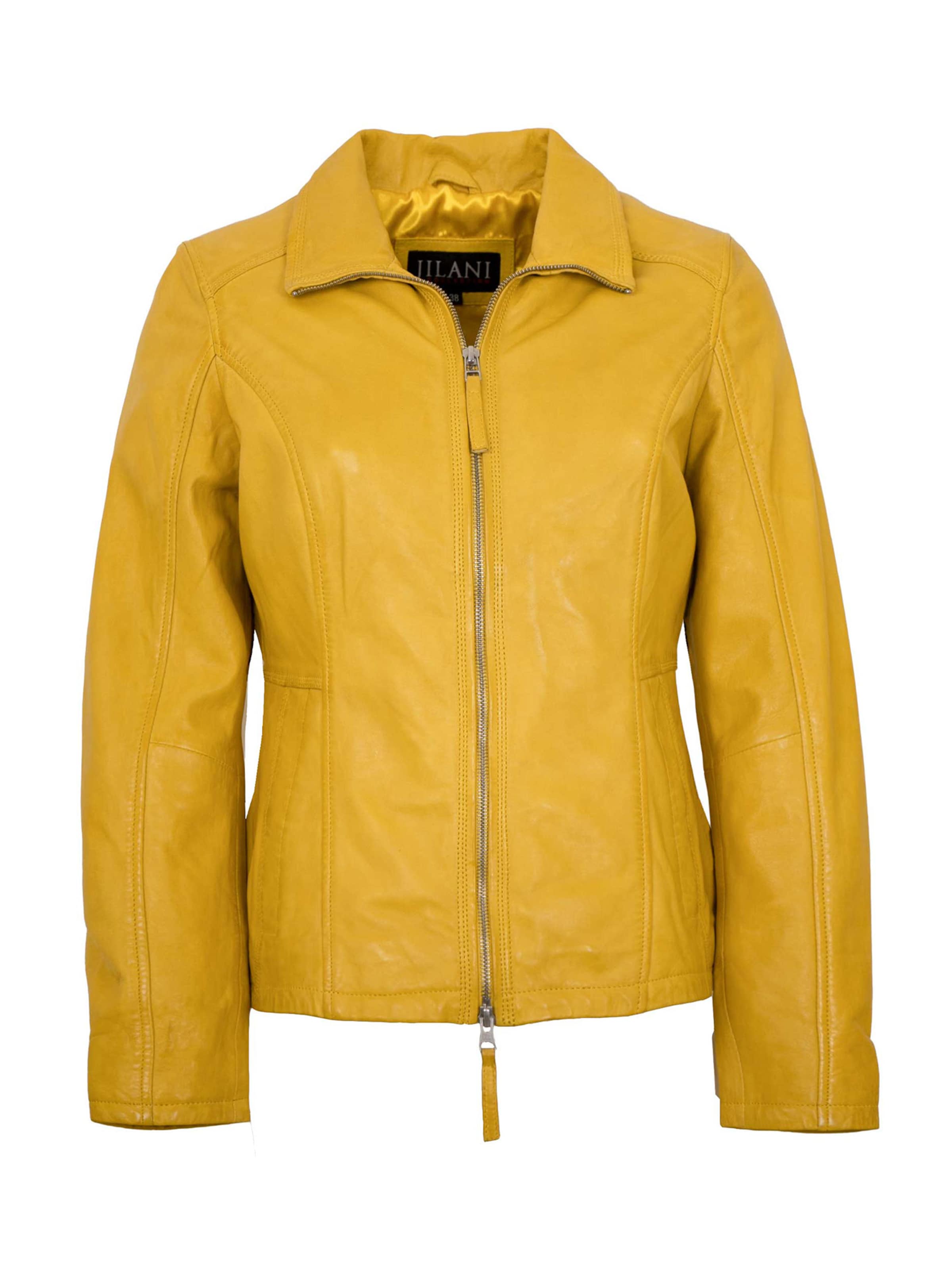 Jilani - Chaqueta de entretiempo 'Kaja' en amarillo: frente