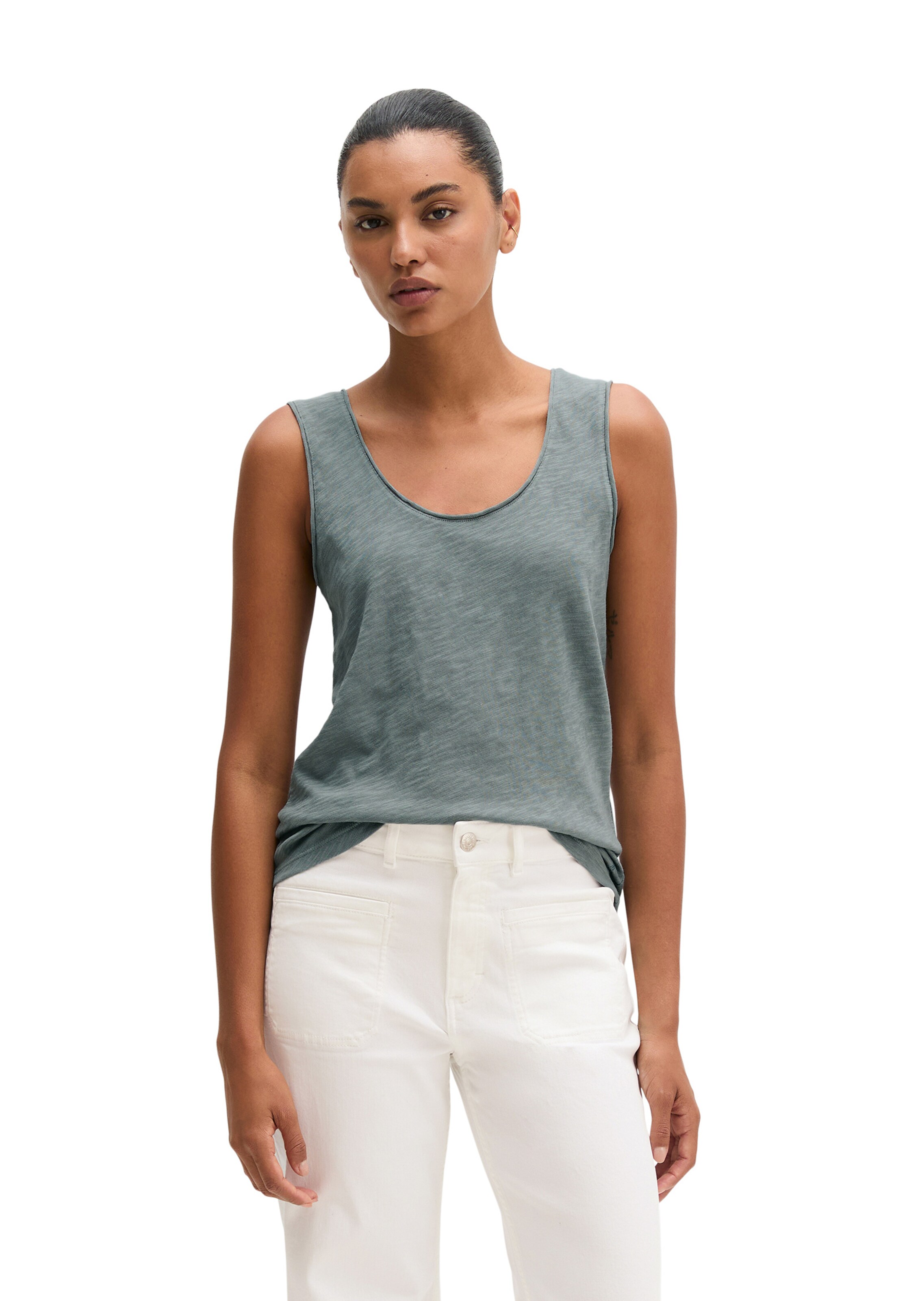 Marc O'Polo Top in Grau: Vorderseite