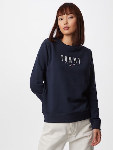 Tommy Jeans - Sudadera en azul: frente