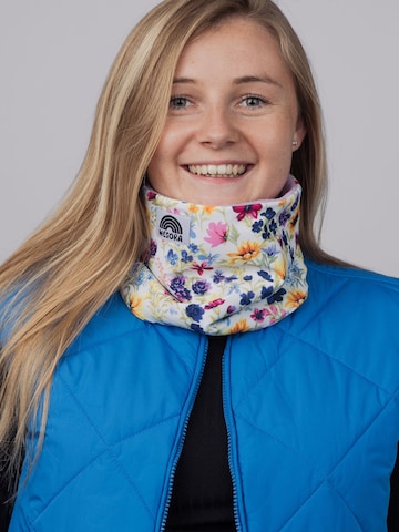 WESORA GmbH Loop scarf 'Printed Neckwarmer Fleece + UV-Schutz' in Purple