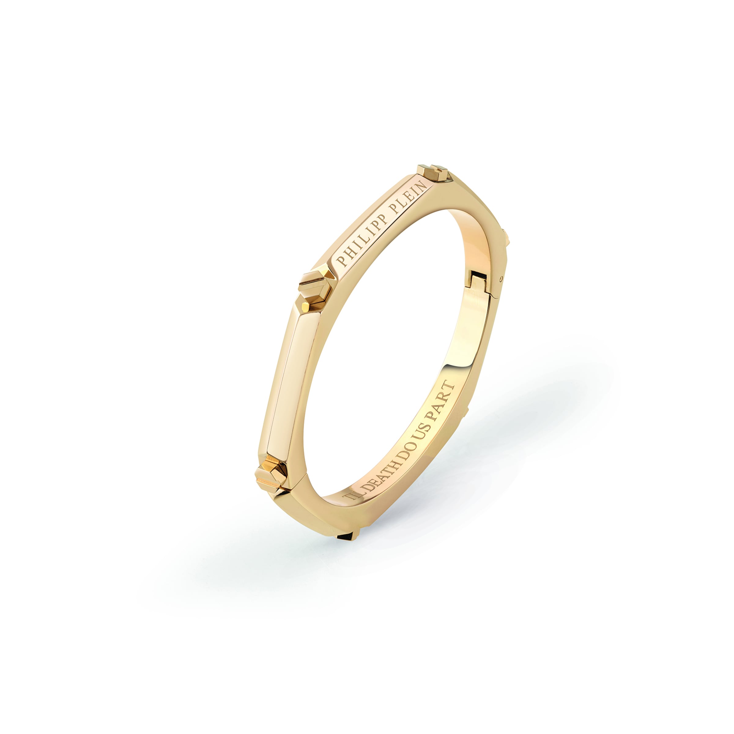 Philipp Plein Jewellery Bracelet 'The Plein Cuff' in Gold