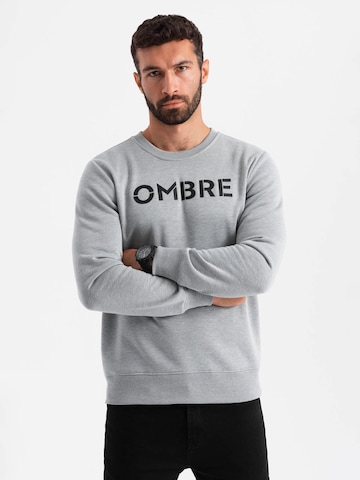 Ombre Sweatshirt 'OM-SSPS-0181' in Grey: front