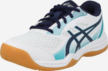 ASICS Athletic Shoes 'Upcourt 5' in White: front