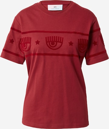 Chiara Ferragni Тениска 'MAGLIETTE' в червено: отпред