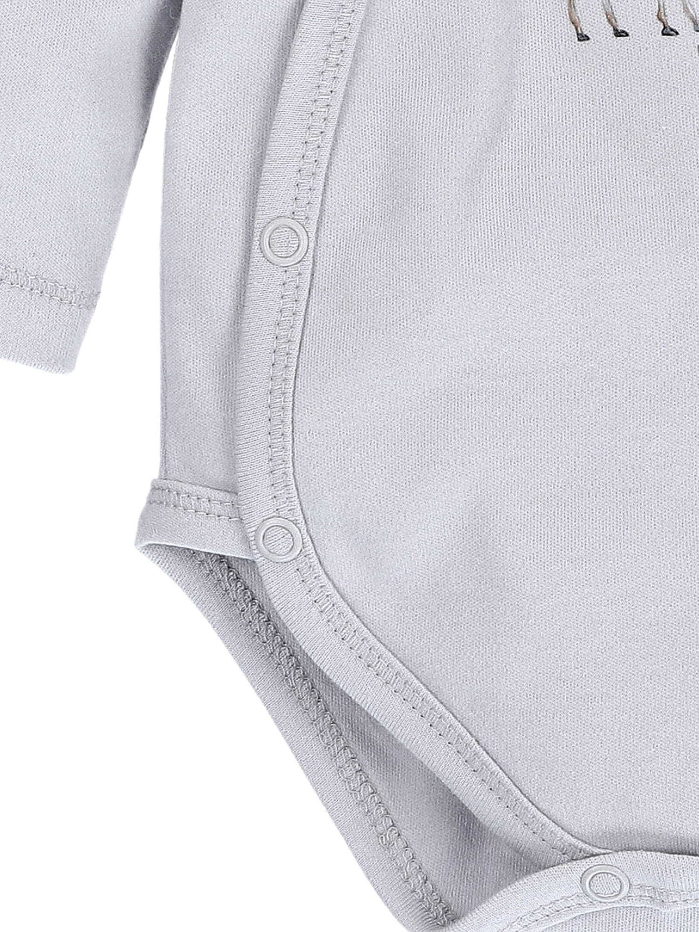 NINI Romper/Bodysuit 'Giraffe' in Grey