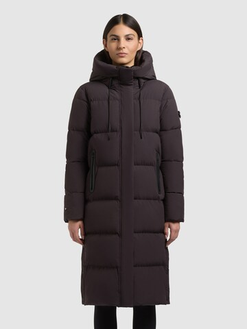 khujo Winter Coat 'Coulin2 Matt' in Purple: front