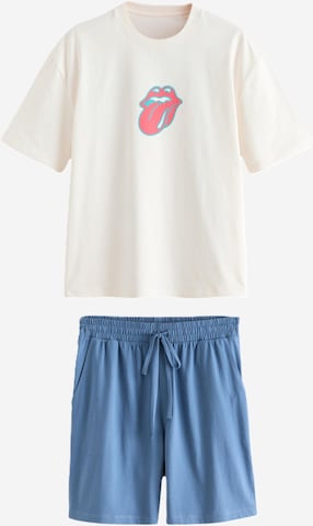 NextKratka pidžama 'The Rolling Stones' - plava boja: prednji dio