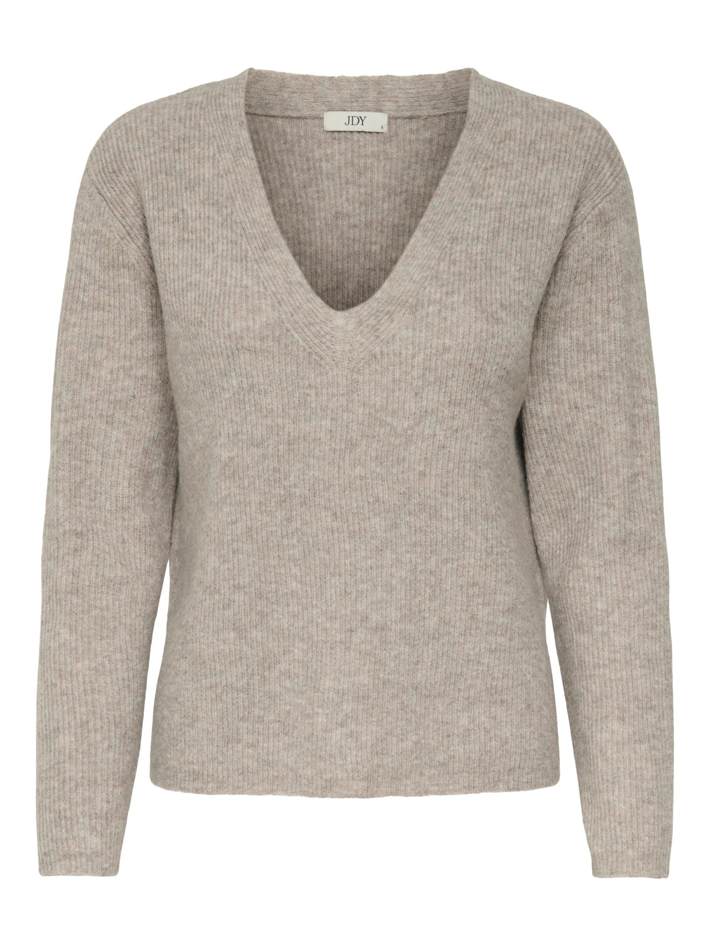 JDY Pullover 'SANDRINE' in Braun: Vorderseite