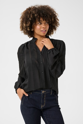 Chemisier 'CUAsima' CULTURE en noir : devant