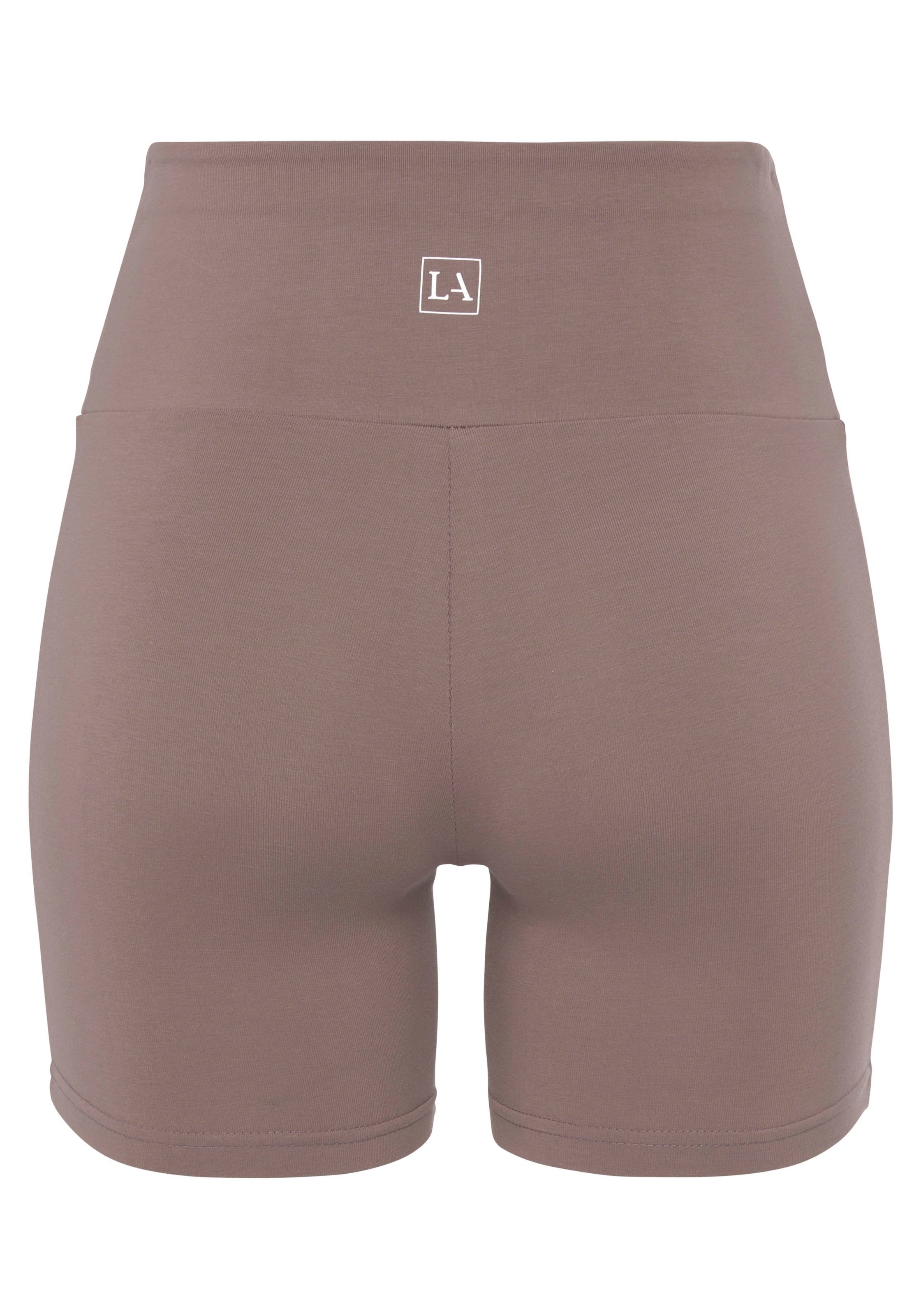LASCANA Skinny Sportbroek in Grijs