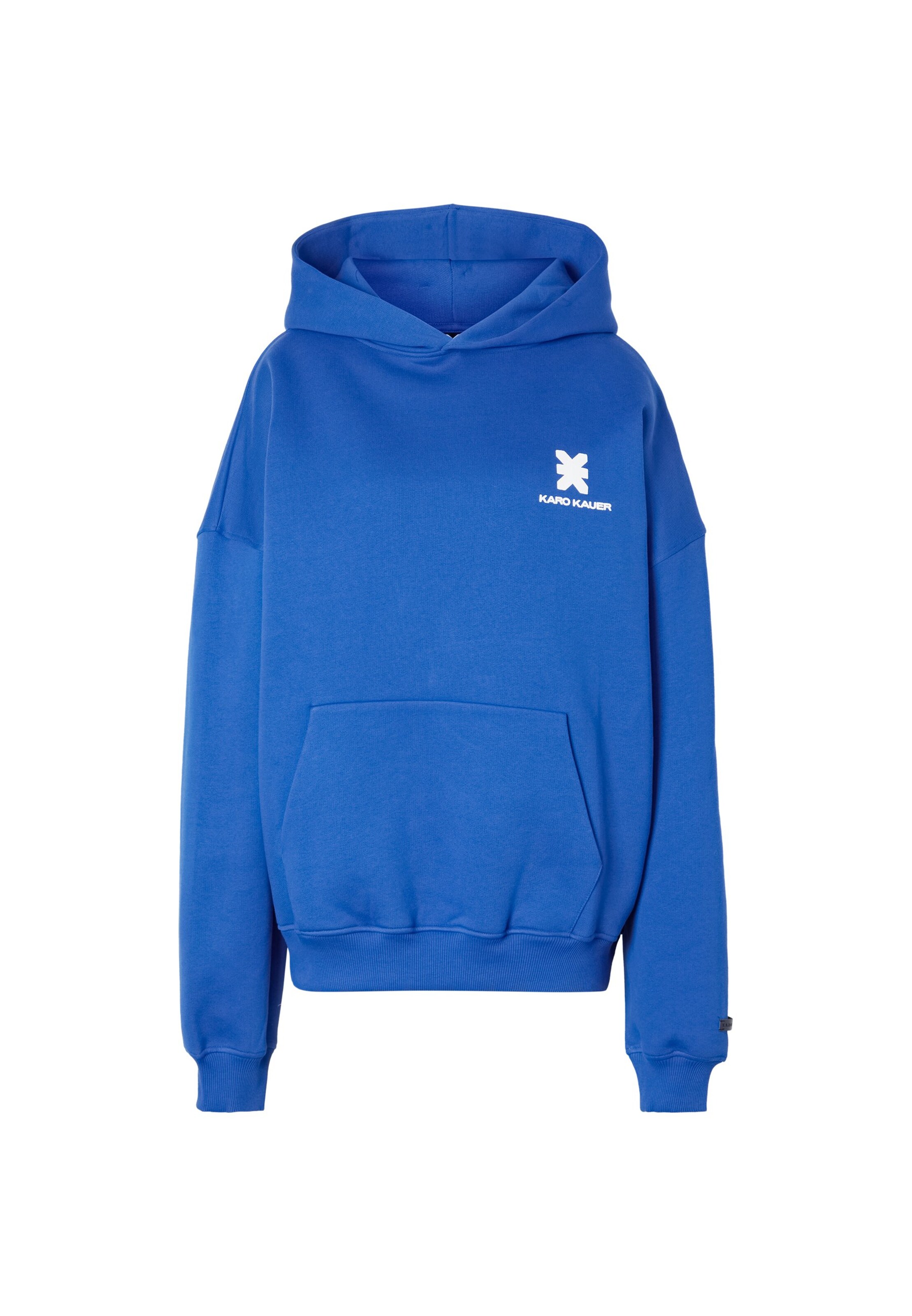 Karo Kauer Sweatshirt in Blau: Vorderseite