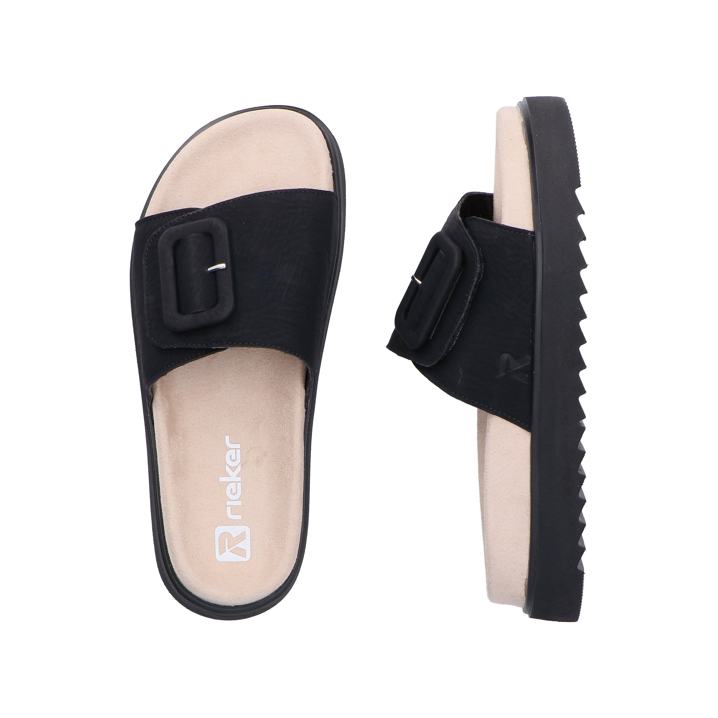 Mule 'V5650' Rieker en noir