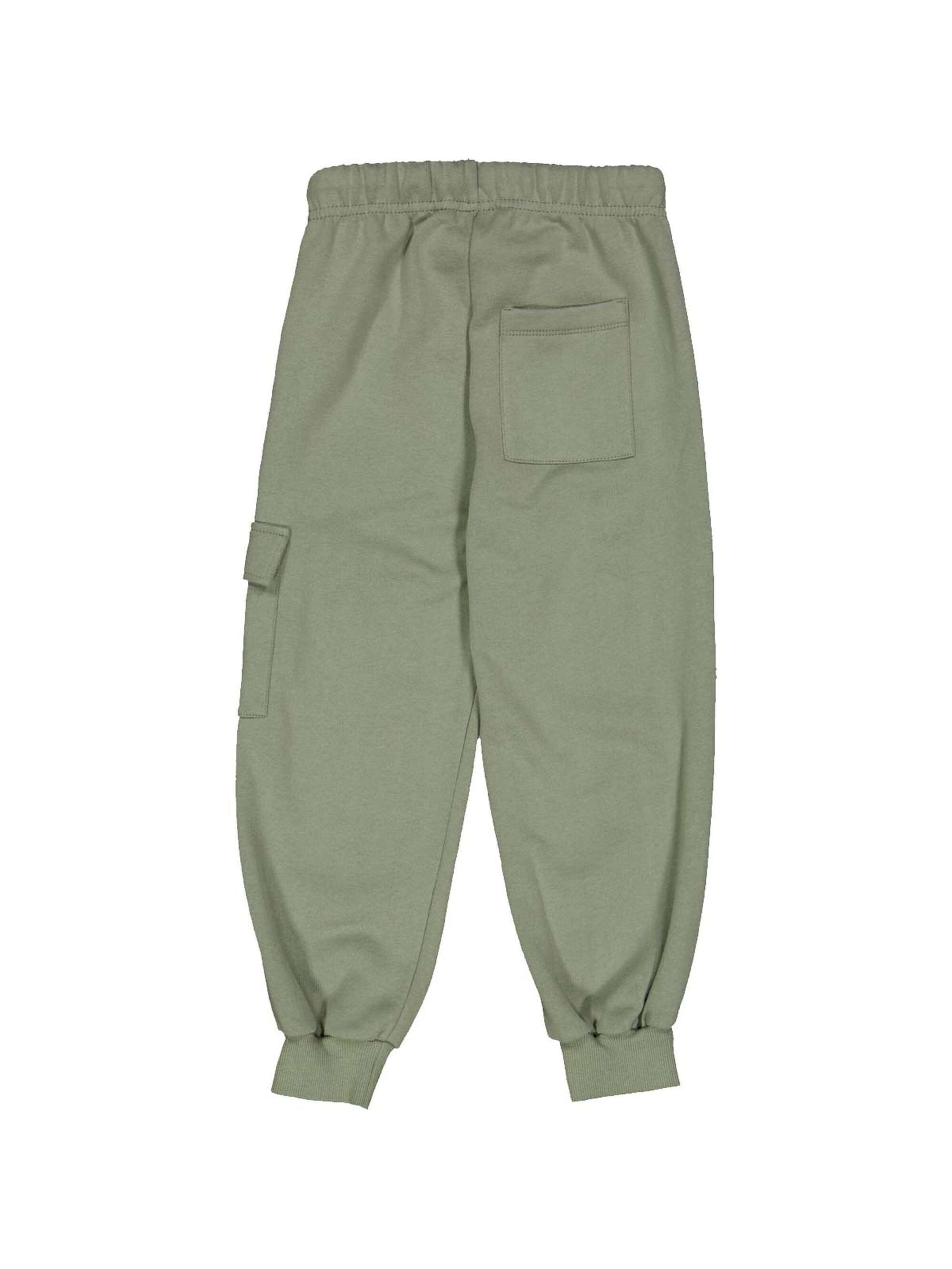 Effilé Pantalon Müsli by GREEN COTTON en vert