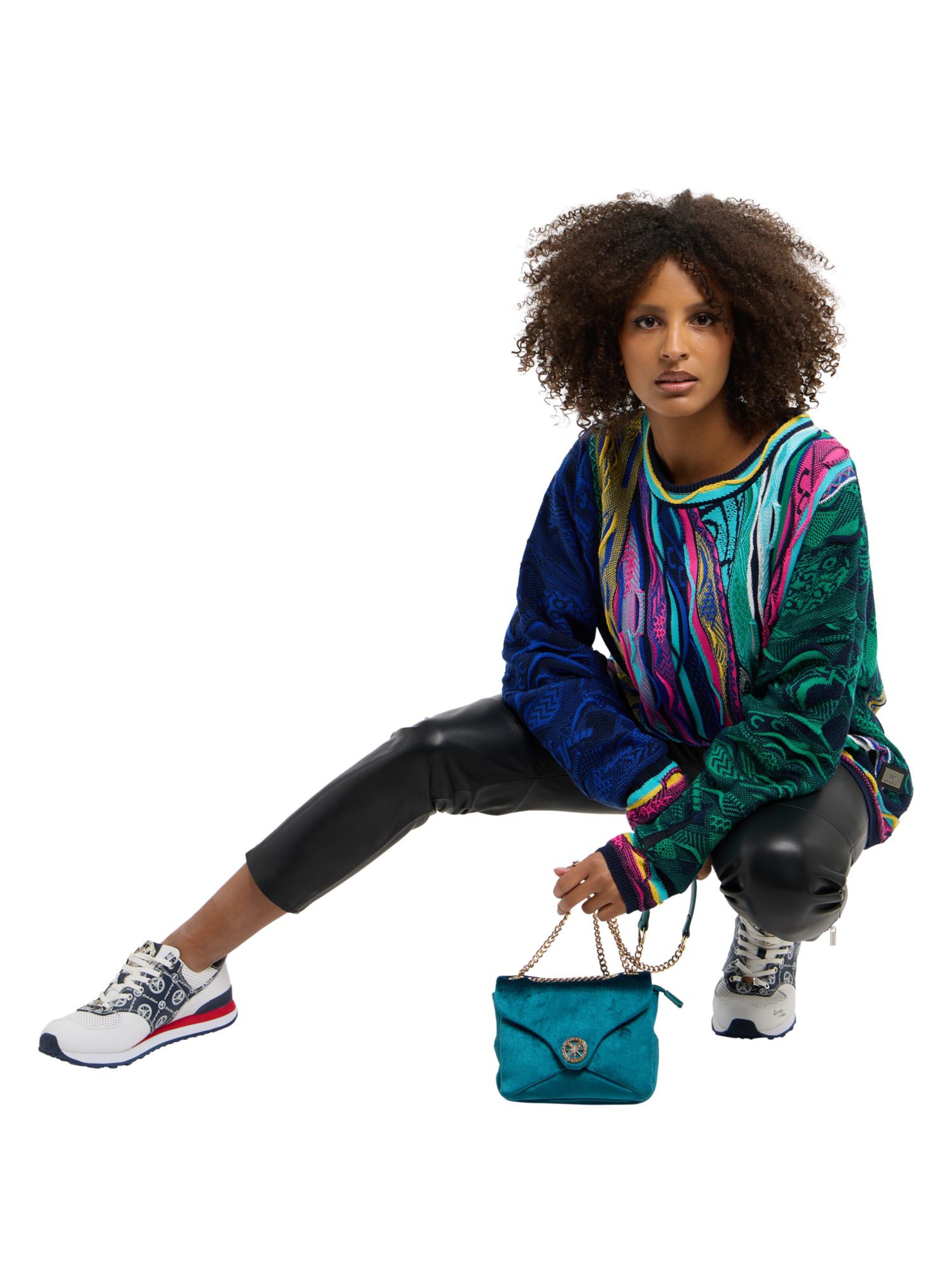 Carlo Colucci Umhängetasche in Grau