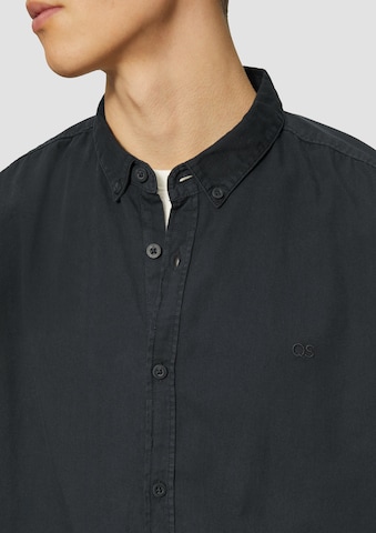 QS Regular fit Overhemd in Blauw