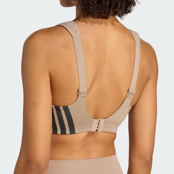 Bustino Reggiseno sportivo 'TLRDIM' di ADIDAS PERFORMANCE in marrone