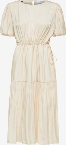 SELECTED FEMME Summer Dress 'Gracina' in Beige: front