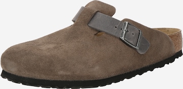 BIRKENSTOCKNatikače s potpeticom 'Boston' - siva boja: prednji dio