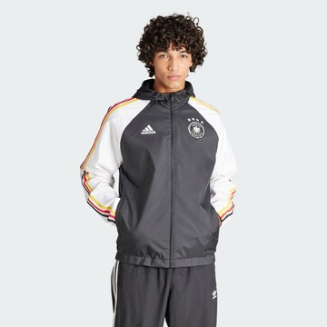 ADIDAS SPORTSWEAR Sportjas 'DFB DNA' in Zwart: voorkant