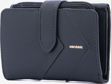 Porte-monnaies Navigare en bleu : devant