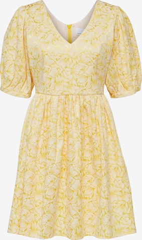 SELECTED FEMME Koktejlové šaty 'Joyce' – žlutá: přední strana