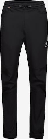MAMMUT Outdoorhose 'Massone' in Schwarz: Vorderseite