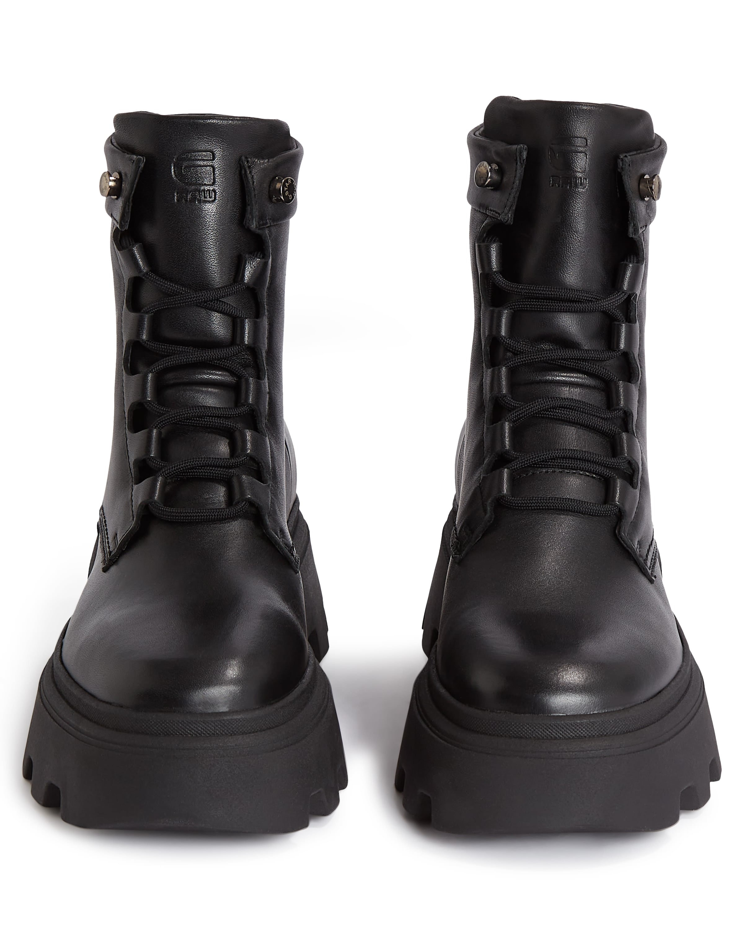G-STAR Boots 'Kate II Lace Mid Boots' in Black