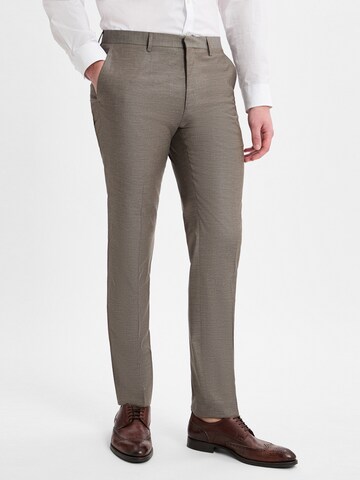 ROY ROBSON Slimfit Hose in Braun: Vorderseite