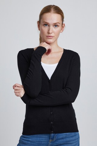 b.young Knit Cardigan 'BYMMPIMBA' in Black: front
