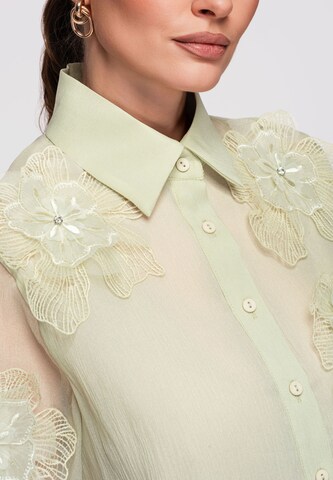 Ombre Blouse in Groen