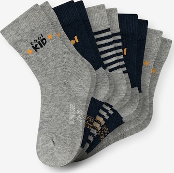 SCHIESSER Socks 'Stars' in Grey: front