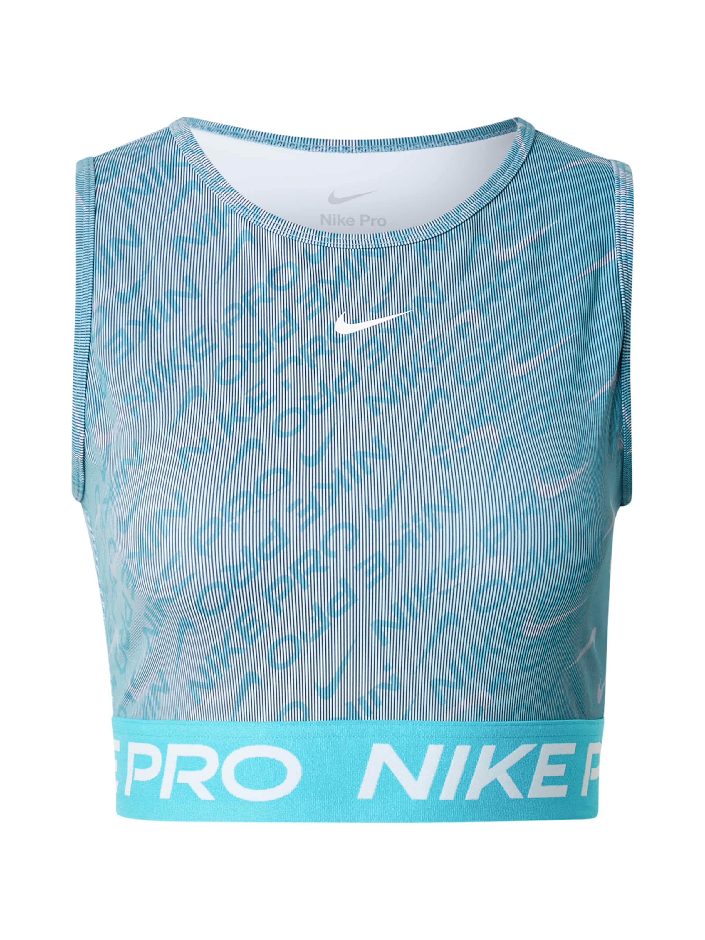 NIKE Sportovní top – modrá: přední strana