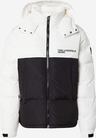 KARL LAGERFELD JEANSZimska jakna - crna boja: prednji dio