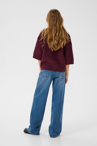 Kaffe Gebreid vest in Rood