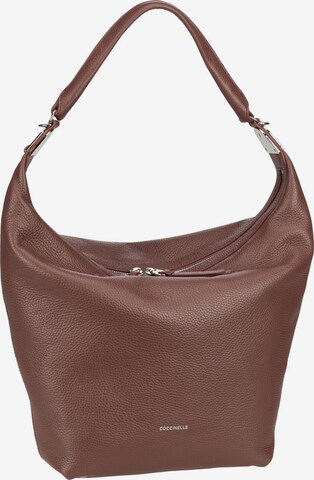 Coccinelle Pouch 'Mintha' in Brown: front