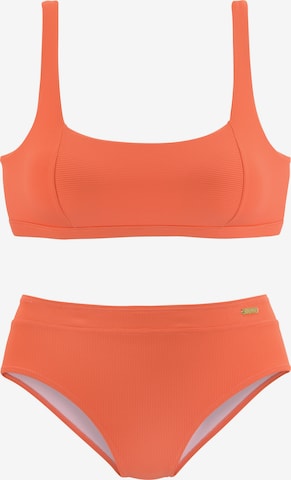 Bustier Bikini 'Ivy' BUFFALO en orange : devant