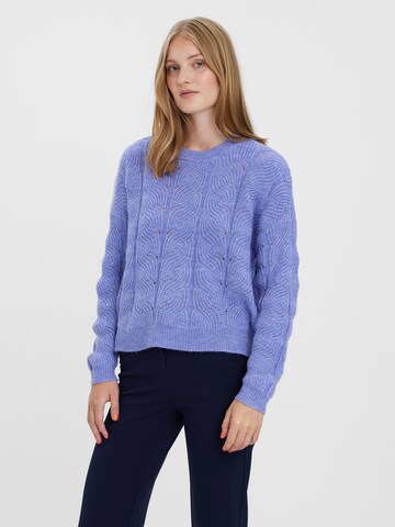 Pull-over 'Stinna' VERO MODA en bleu : devant