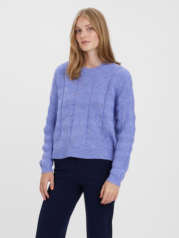 VERO MODA Sweater 'Stinna' in Blue: front