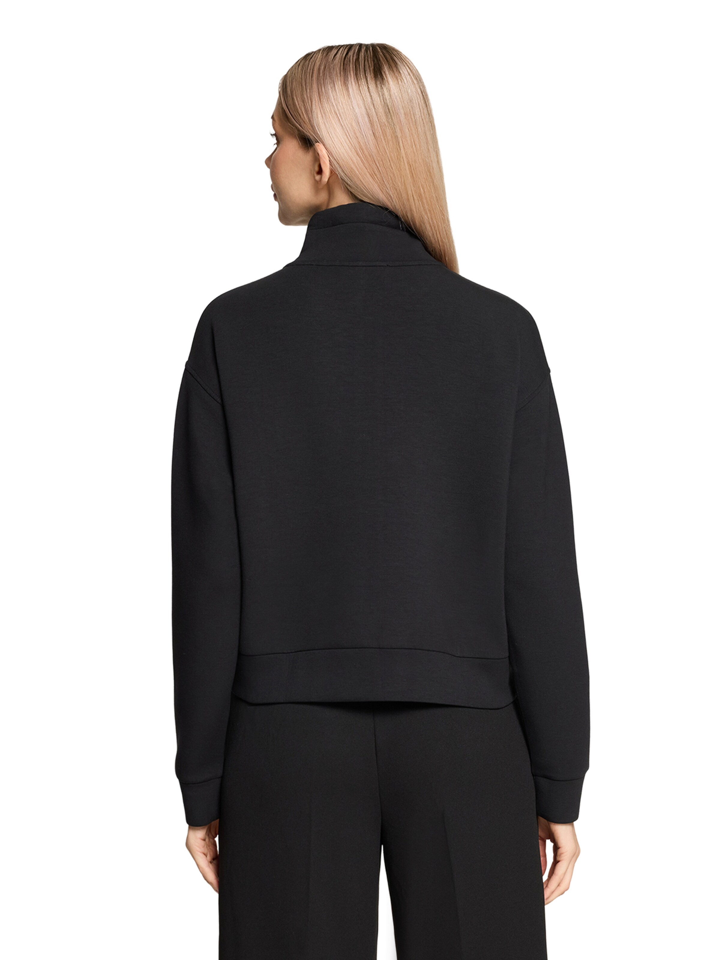 Betty Barclay Zip-Up Hoodie in Black